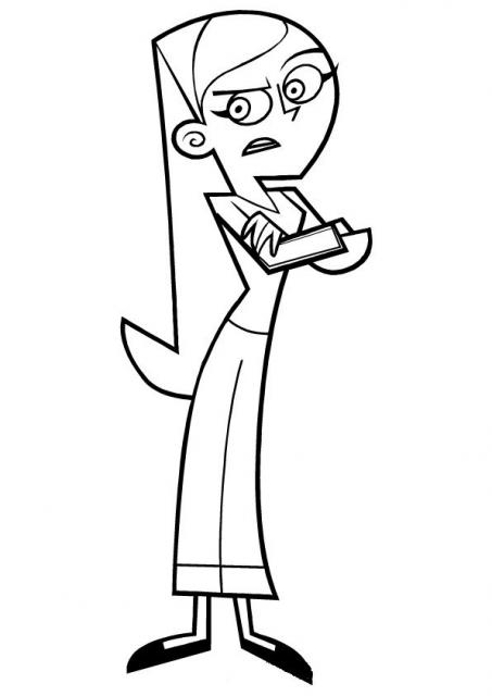 danny phantom coloring pages game time - photo #11