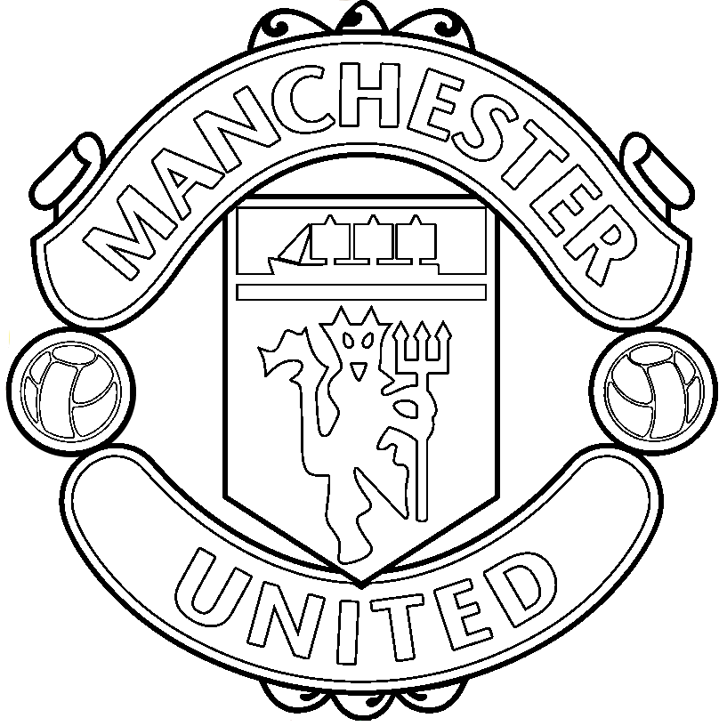 manchester united soccer coloring pages - photo #26